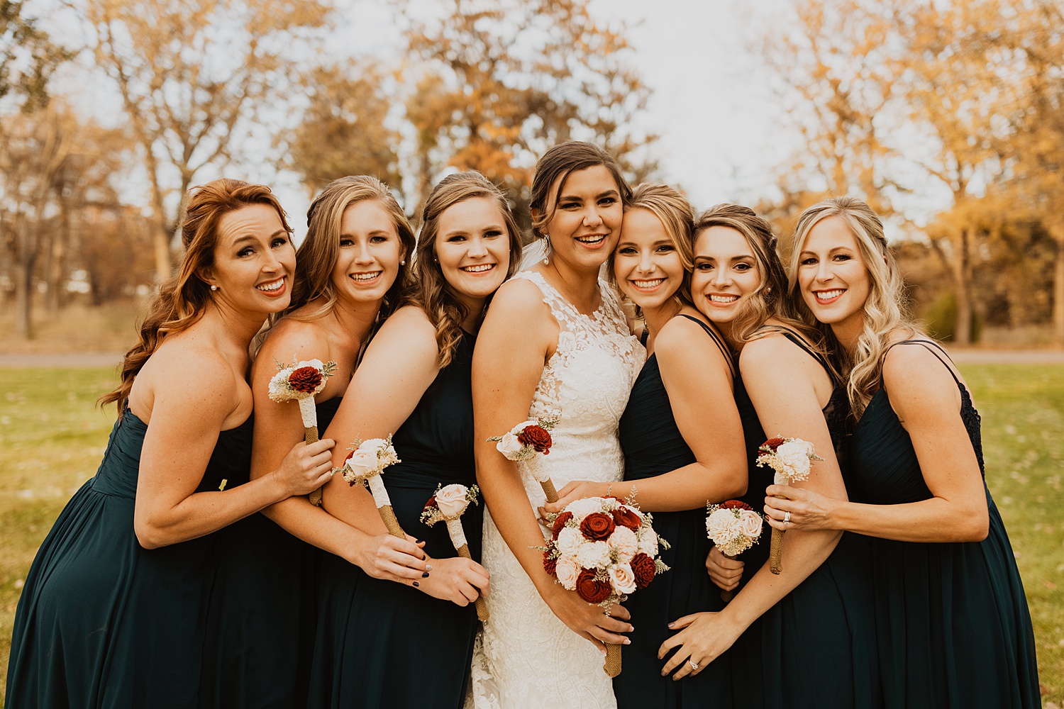 Bridesmaid Dresses | Bridal Party Photos | Bridal Party Colors | Cassie Madden Photography