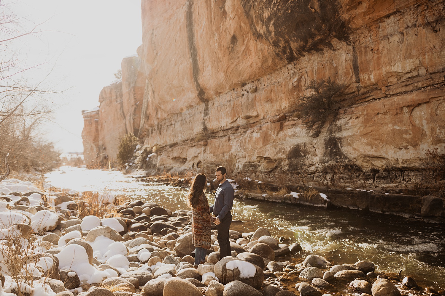 Winter Engagement Photos | Wyoming Engagement Session | Big Horn Mountains | Cassie Madden Photography 