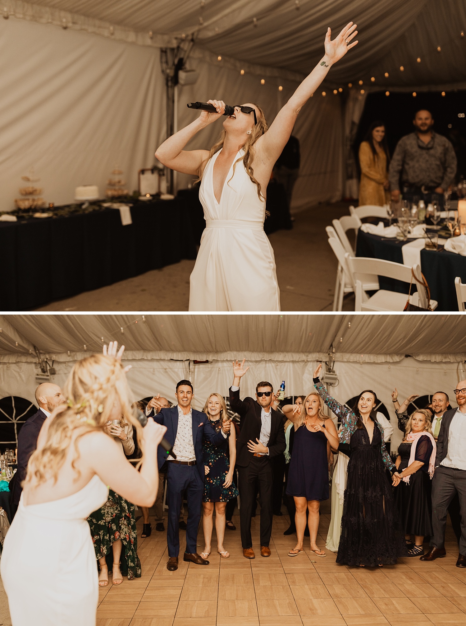 Colorado Wedding | Bridal Jumpsuit | Dance Party | Cassie Madden Photography 